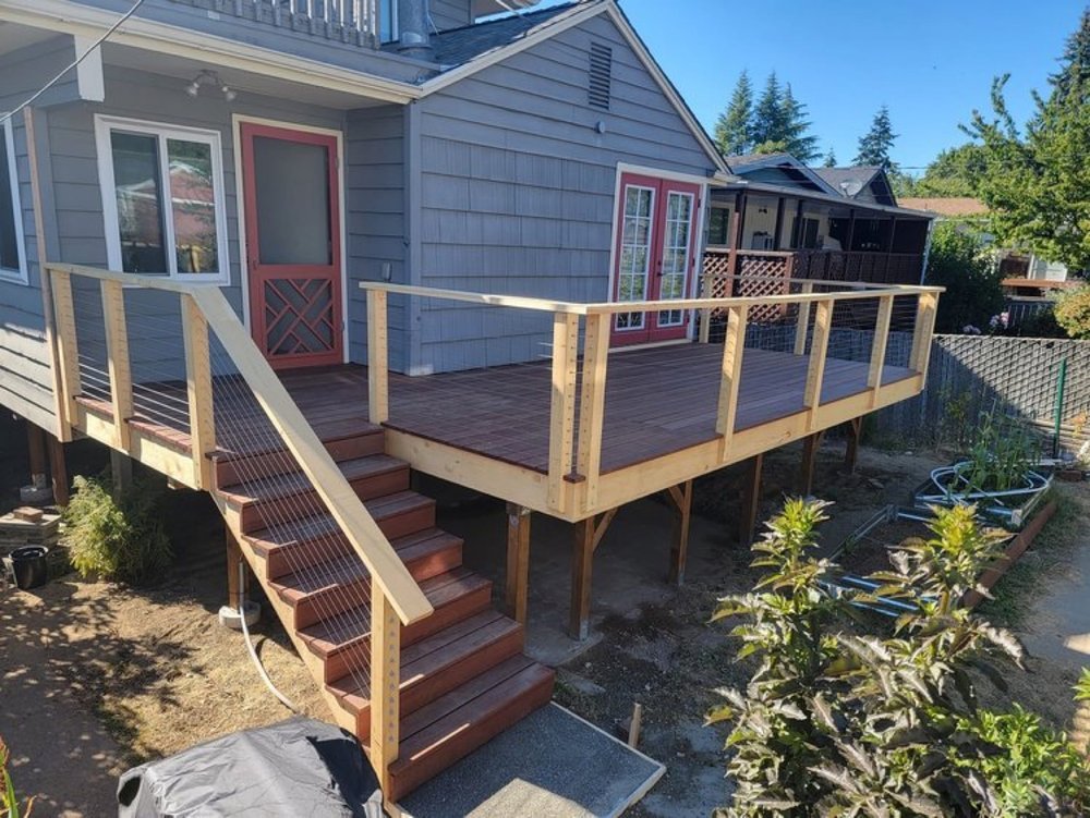 Photo of a finished deck